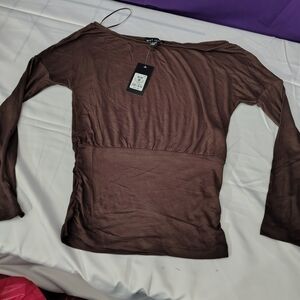 Brown Women's Top
